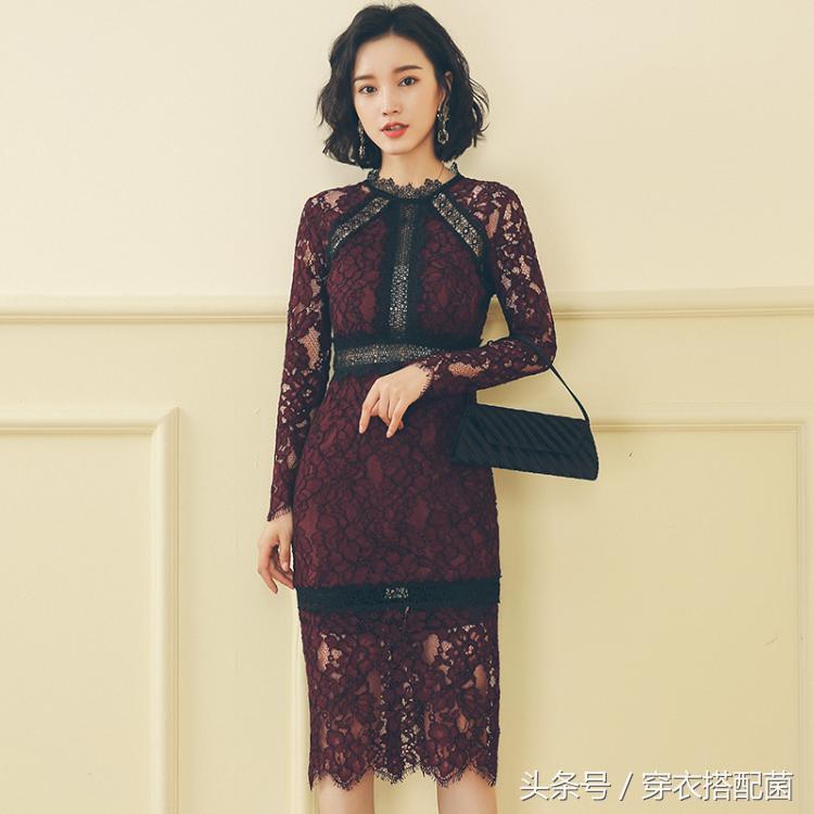 大衣如何穿搭女秋冬好看,黑色大衣连衣裙穿搭高级感