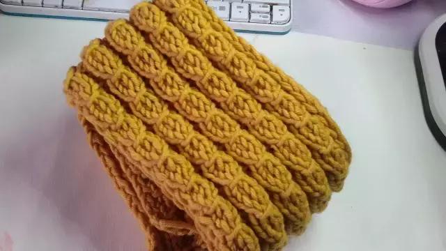 棒针编织简单的围巾新手教程,棒针围巾的编织教程最简单