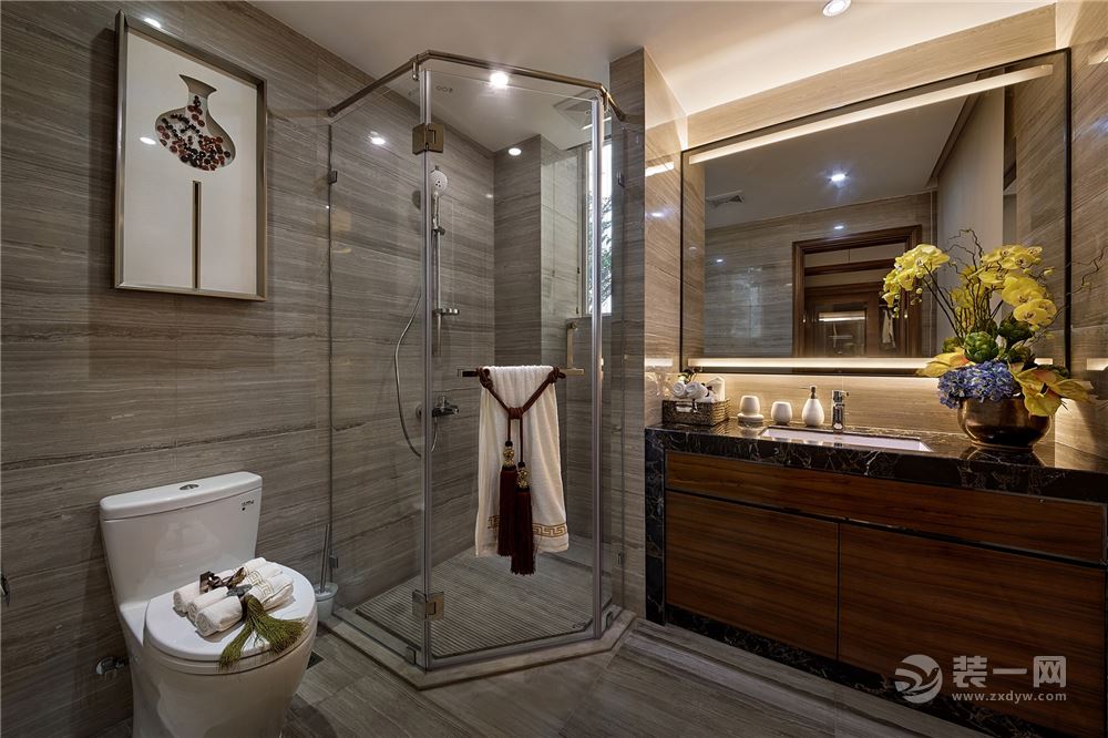 石湖之韵装修,苏州极简风格搭配效果图