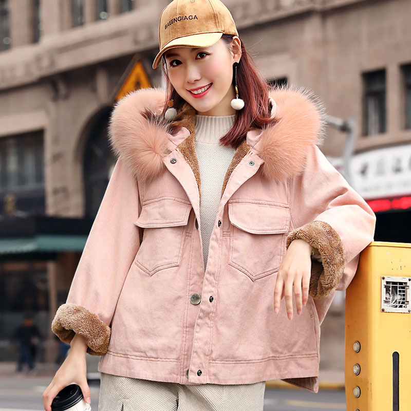 百搭加厚牛仔棉服,显瘦不臃肿棉服推荐