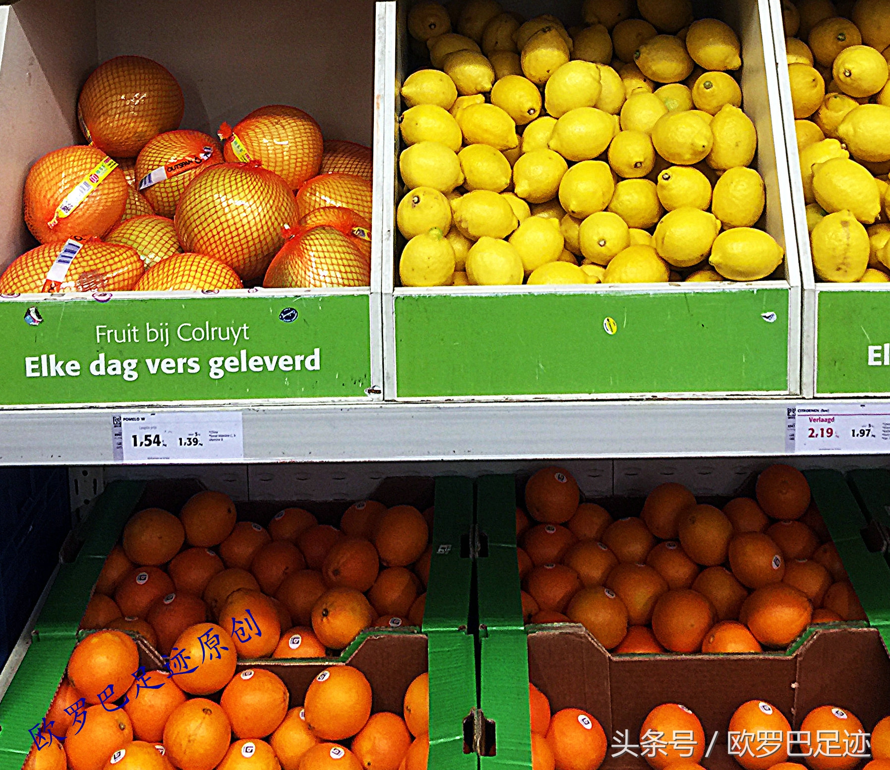 欧洲超市的价格太丧,pu心,da病,xi狂,ben……原创实拍