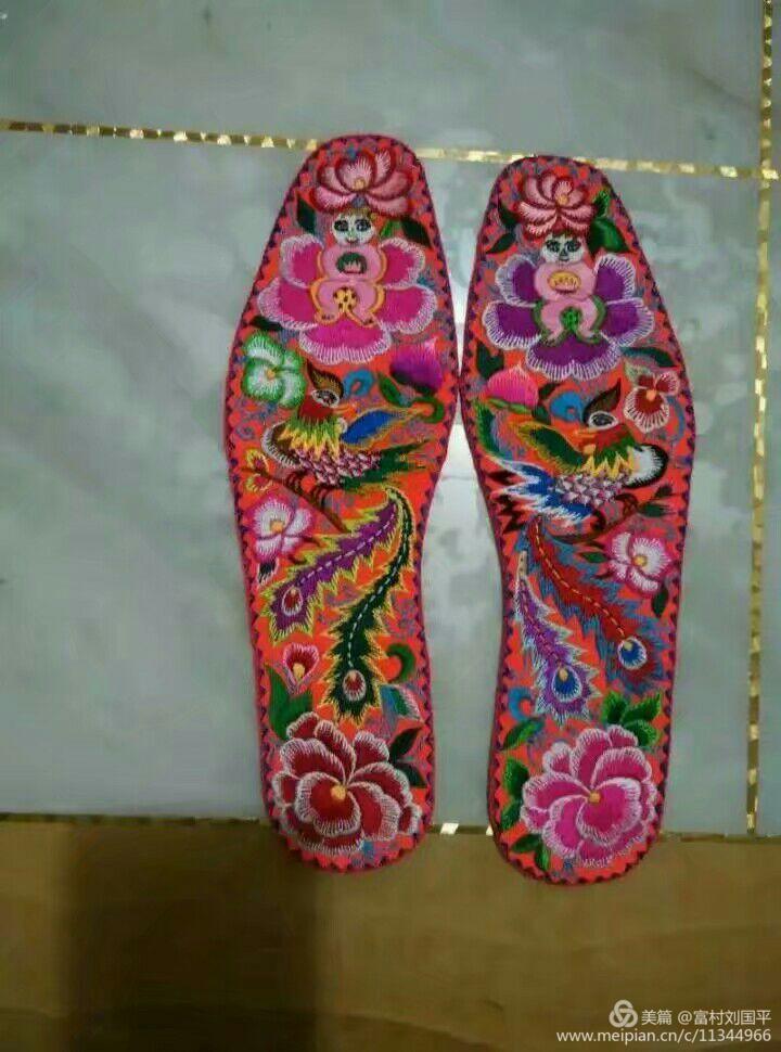 手工喜字鞋垫花样图案大全,手工鞋垫的制作教程全过程