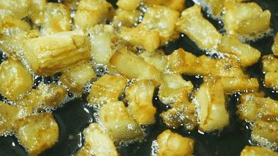 炸猪油渣怎么做到蓬松,怎样炸猪油渣又酥又脆