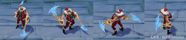 英雄联盟金克丝情人节皮肤视频,冰雪圣诞金克丝
