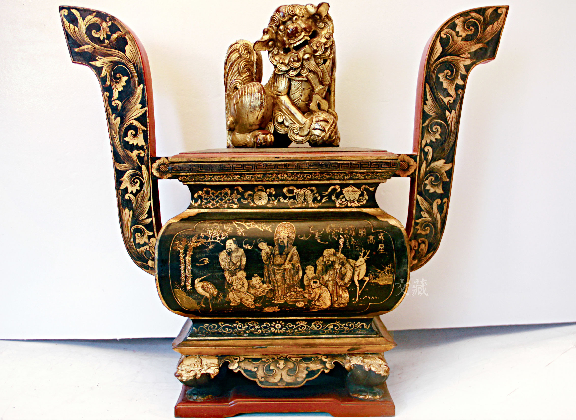 金漆木雕珍品,漆金木雕