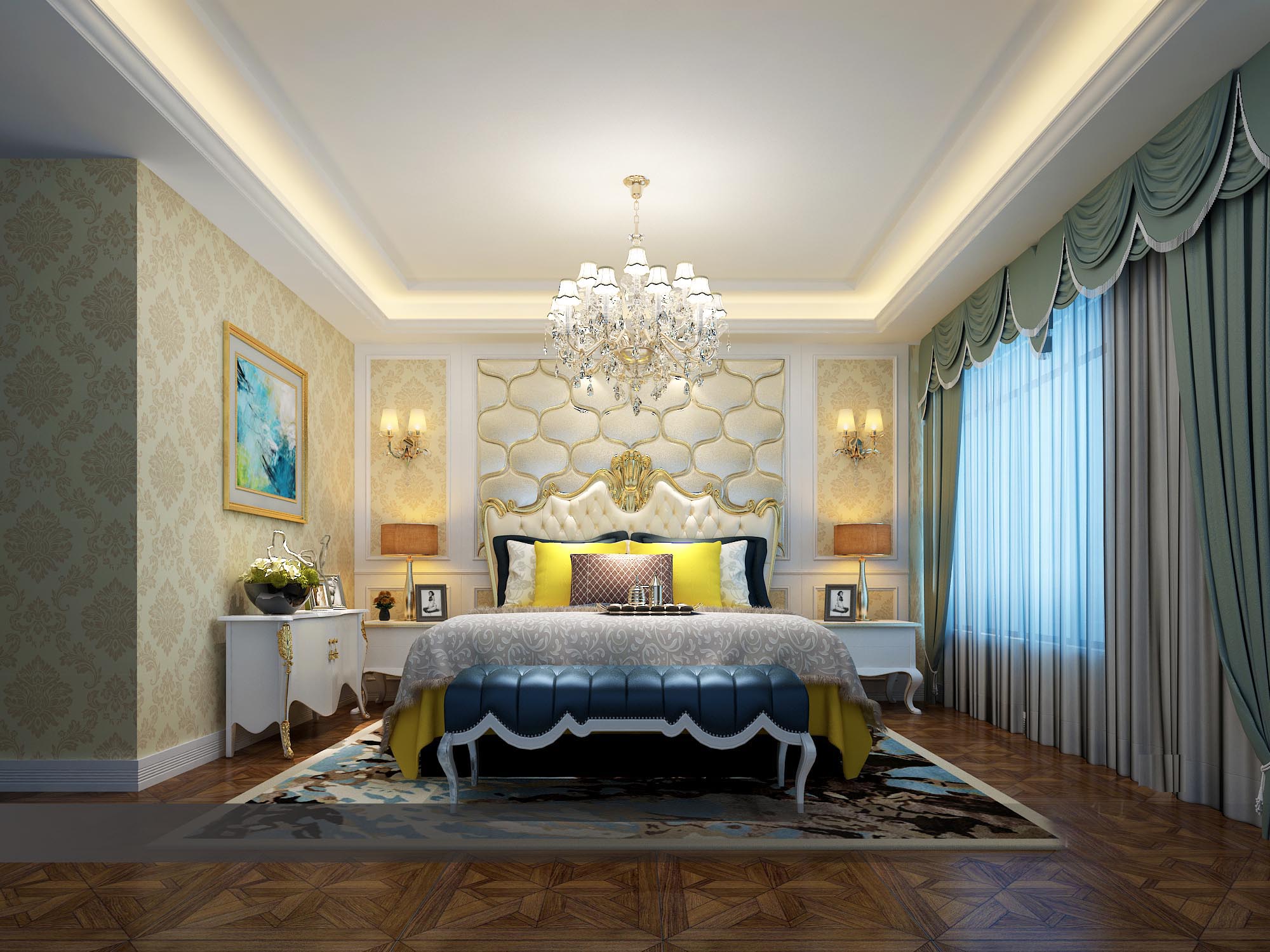 优雅+储物美哭，无锡160平大户型装修来袭，国信观湖湾欧式案例