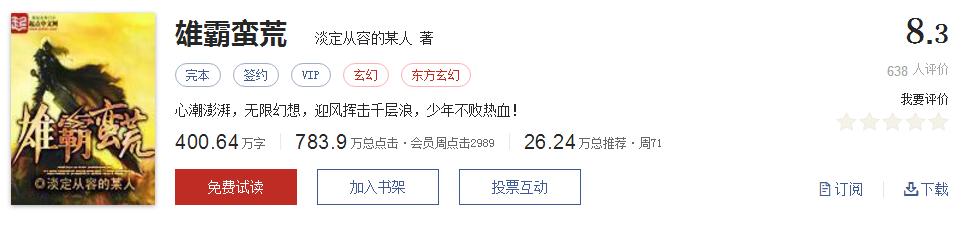 50大公认网络小说神作,网络评分最高小说20部