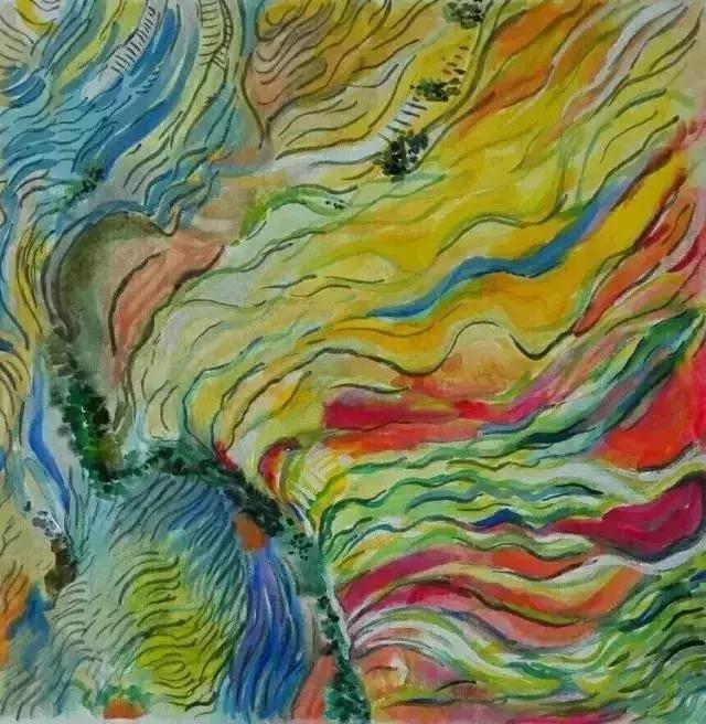 倾听色彩与文字的声音——万锐艺术