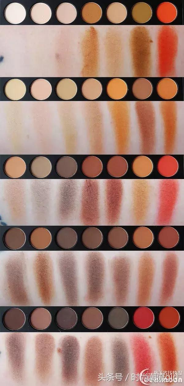 8款热门眼影推荐及眼妆试色,2020最流行大牌眼影盘
