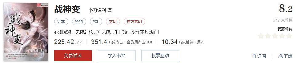 起点热门网络小说排行,起点文笔好9分以上的小说