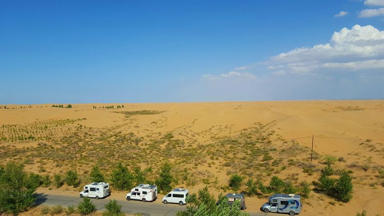 恩格贝沙漠自驾游,走进原始森林房车游记