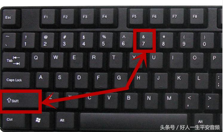 电脑键盘7键和三键的区别,讲解电脑键盘各键的功能