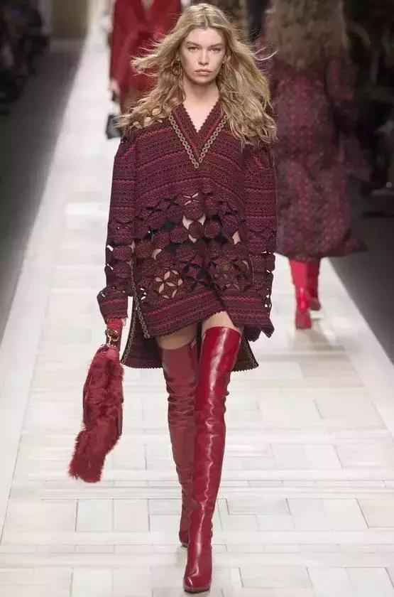 靴子长筒靴过膝搭配,过膝超长靴子穿搭