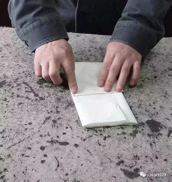 书法的折纸方法欧体,14个字的书法折纸