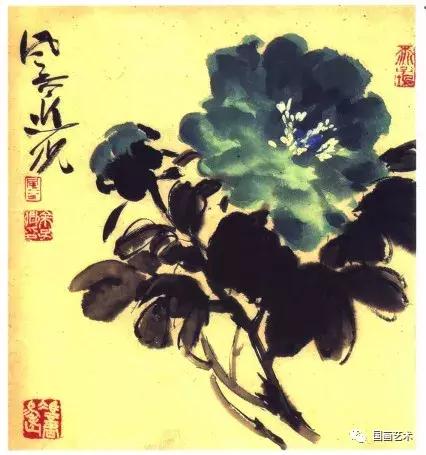 国色天香写意牡丹画,画写意牡丹用什么纸