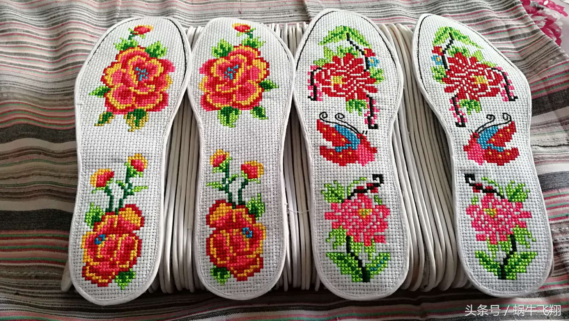 有一种爱叫做妈妈的布鞋,妈妈的鞋垫