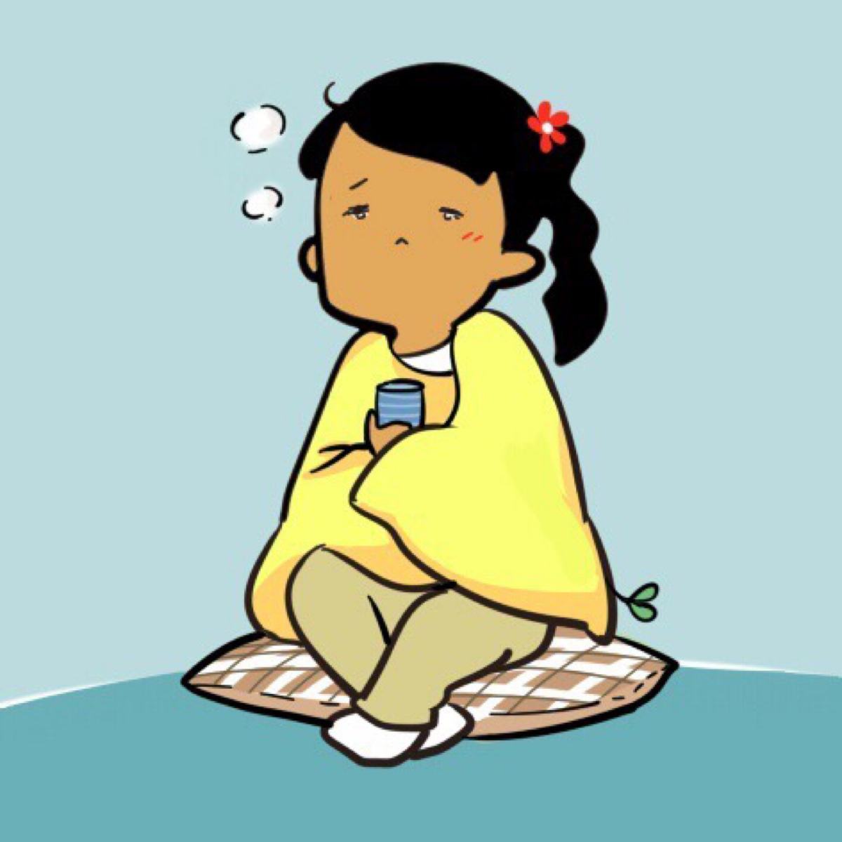 天寒地冻刮冷风,天寒地冻唯有感冒吃药