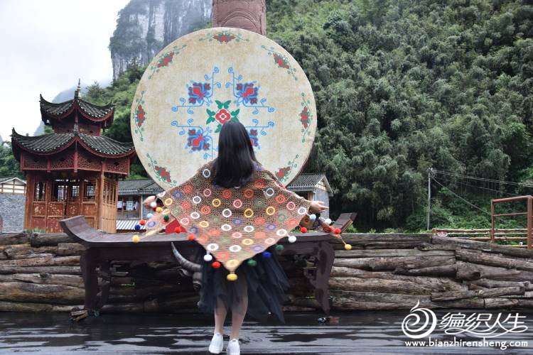 钩针最好看的紫色披肩,大气漂亮钩针披肩编织花样