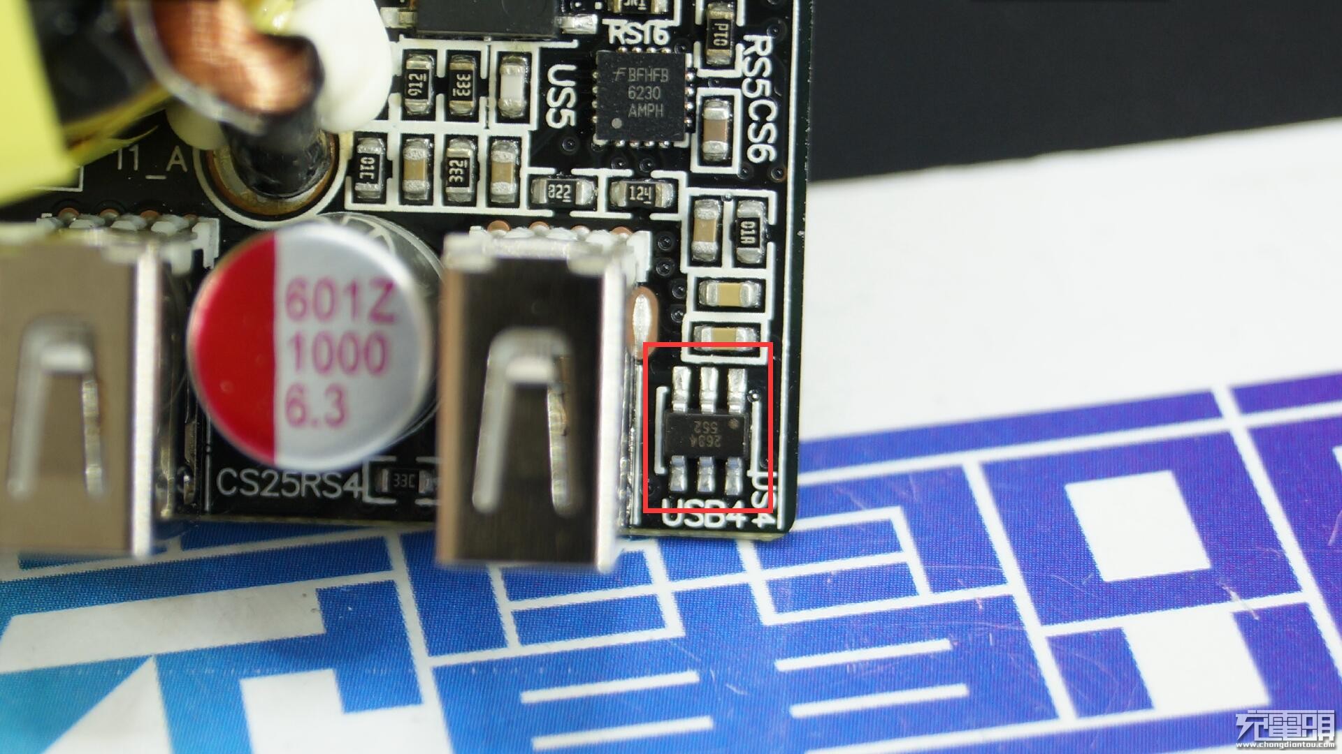 小米gan充电器65w拆解,小米65w双口充电器拆解