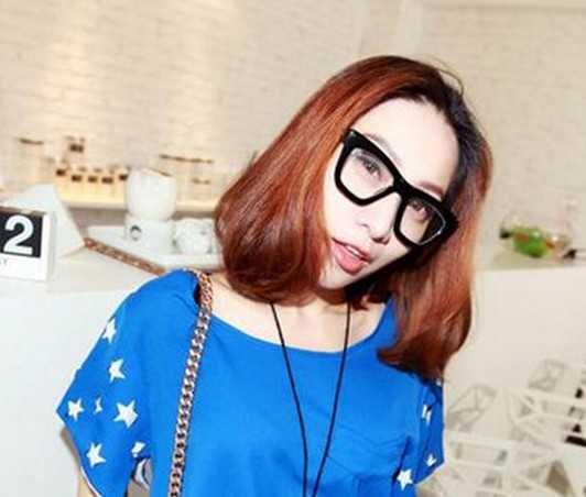 中分齐肩梨花卷发型,中分齐肩短发梨花头