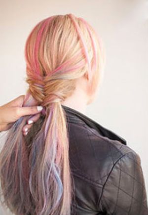 12-15岁大童编发鱼尾辫,简单时尚的鱼尾辫编发