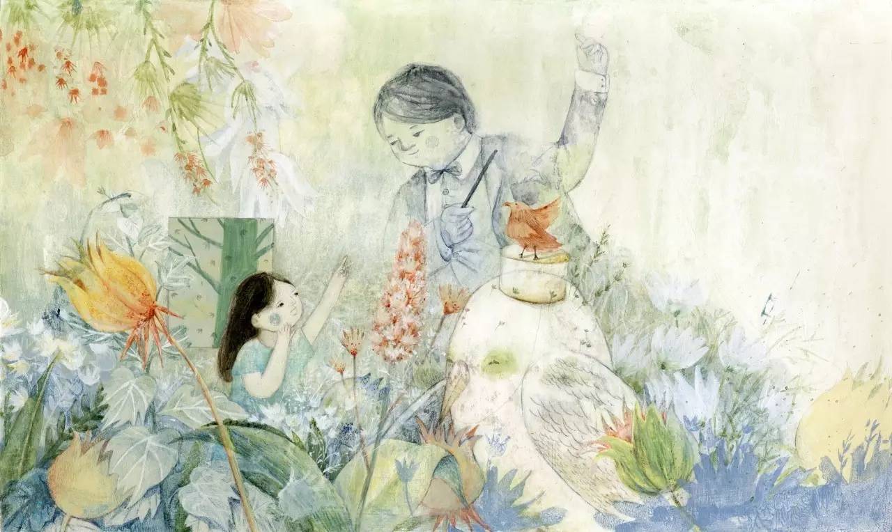 明明可以靠颜值却偏偏靠才华画画,明明能靠颜值非要靠画画