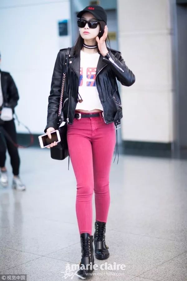 刘雯马丁靴搭配,刘雯宋茜夏天穿搭