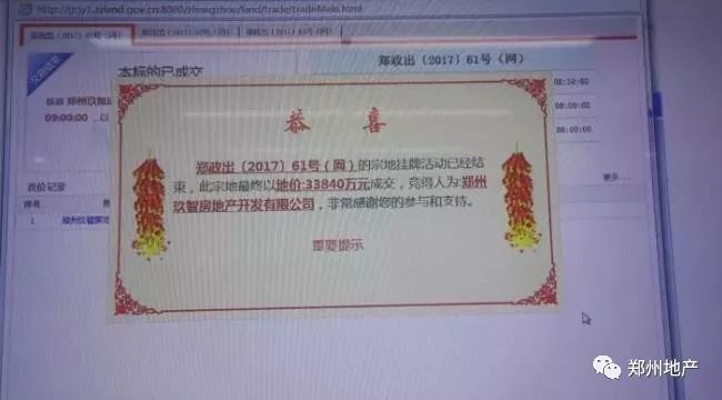 今日地块拍卖情况,最新成交地块公告