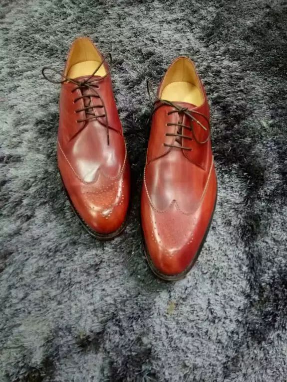 手工皮鞋老匠人,老匠手工皮鞋