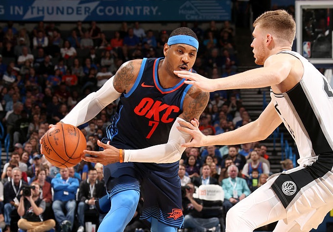 乔治在雷霆和威少末节25分逆转,威少带队被雷霆大逆转