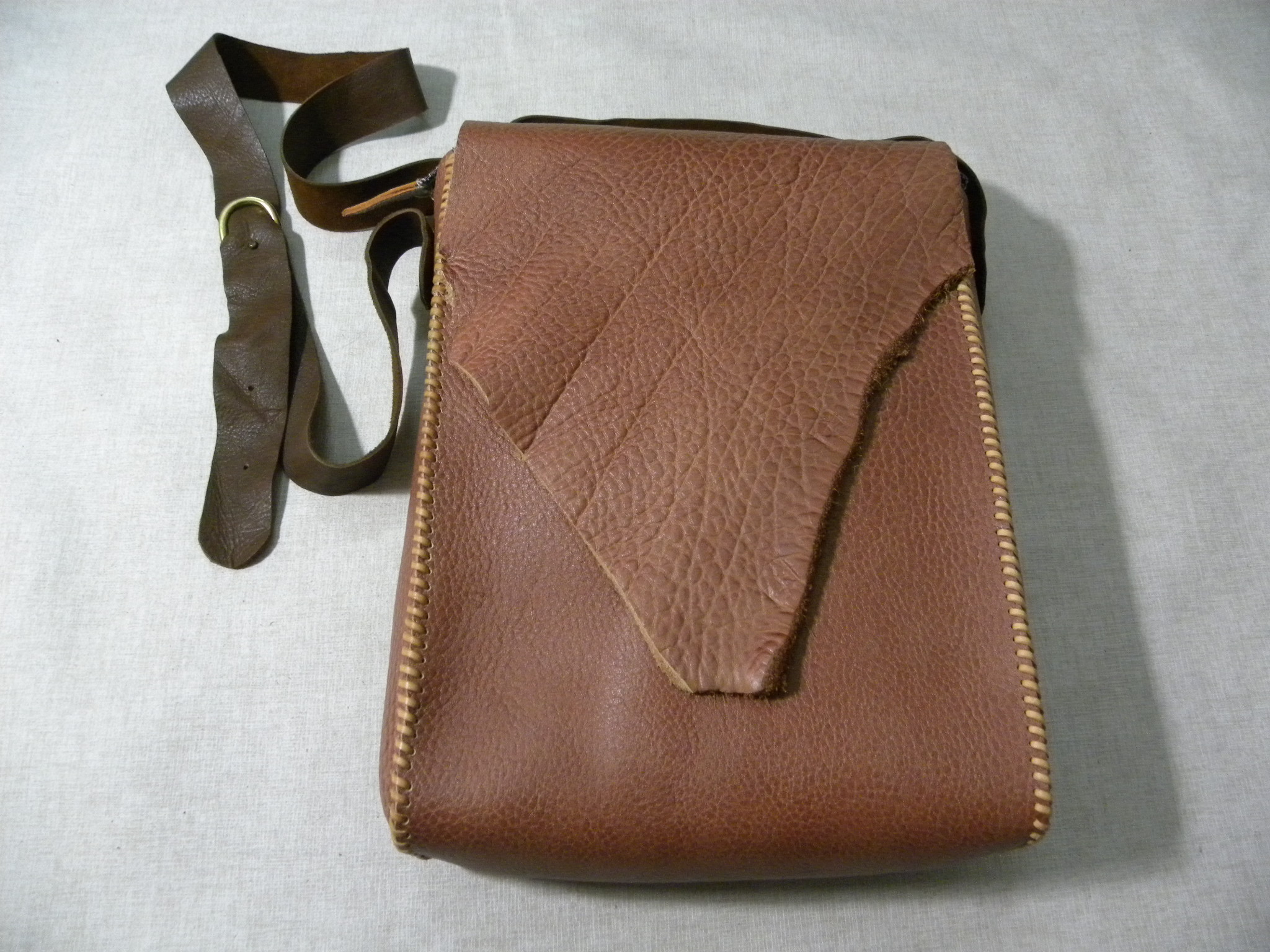 牛皮手作包,100%纯手工牛皮包