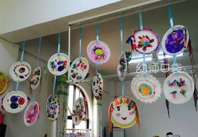 废旧物品手工吊饰小学,幼儿园废旧灯泡手工制作吊饰