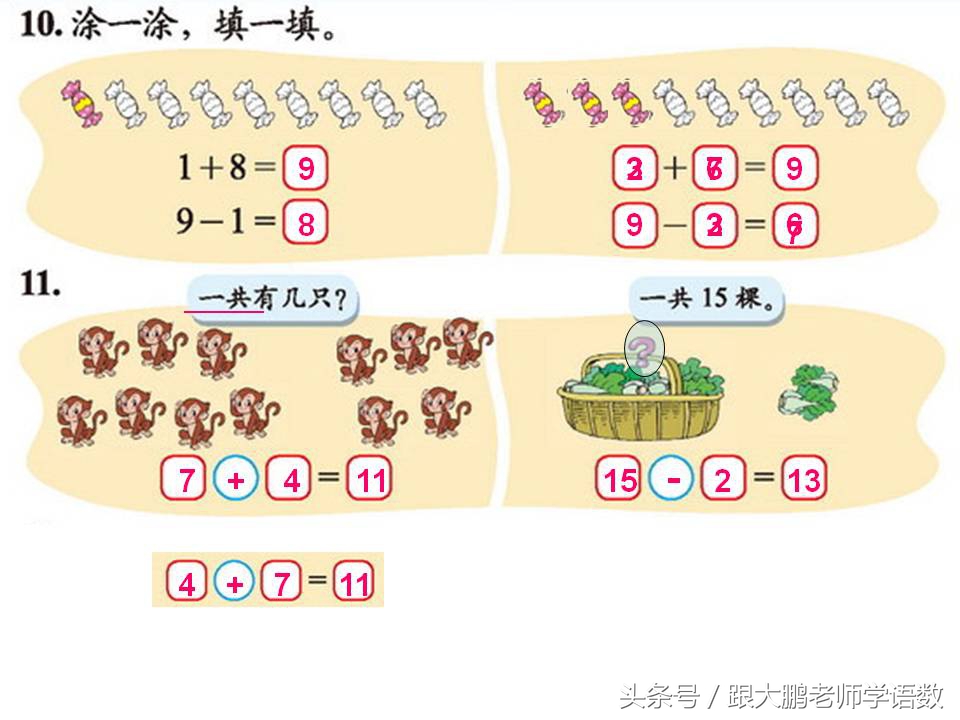 一年级上册数学北师大整理与复习,北师大一年级下册数学总复习讲解