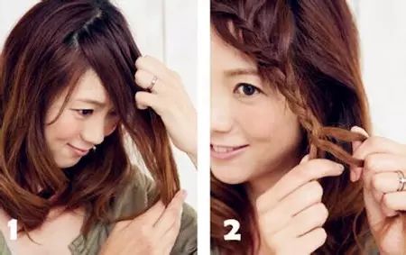 冬季戴帽子发型扎法,戴帽子发型这样搞温暖又好看