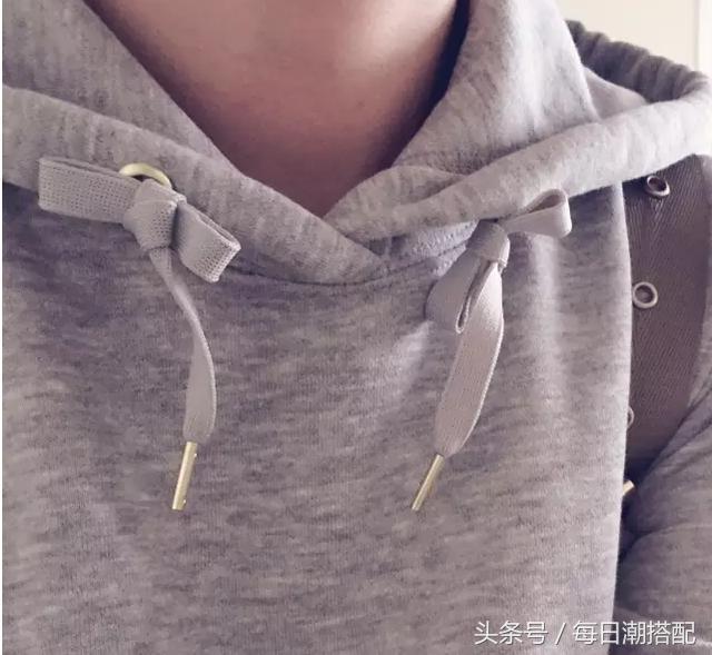 原来卫衣上的两条绳子是这么用的,卫衣里面的两根绳是干嘛用的