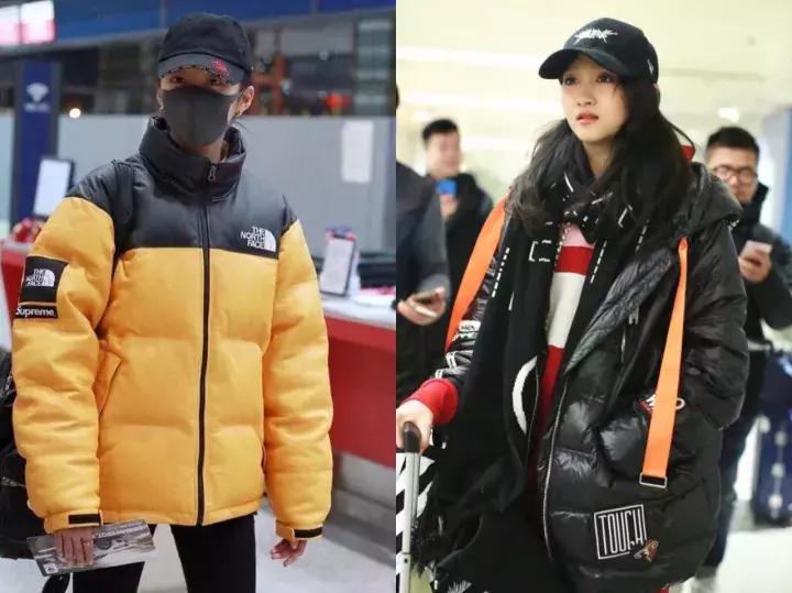 林允穿3万块的羽绒服机场凹造型,网友吐槽:这是穿了件被子吧?