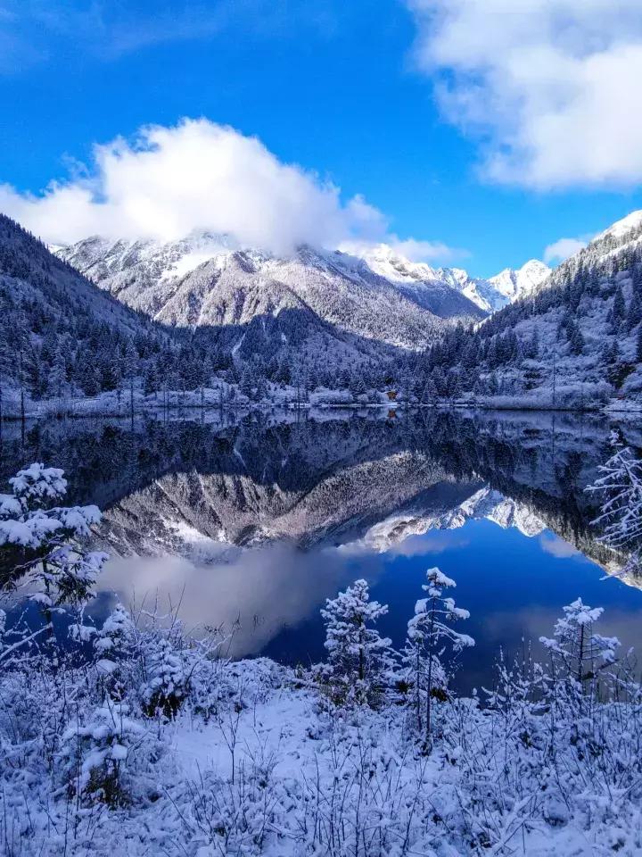 一下雪峨眉山就成了仙境,一下雪川西便美成了天堂