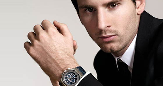 梅西C罗都戴什么表,c罗戴的手表多少钱