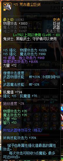 DNF剑豪技能加点攻略,dnf剑豪加点图