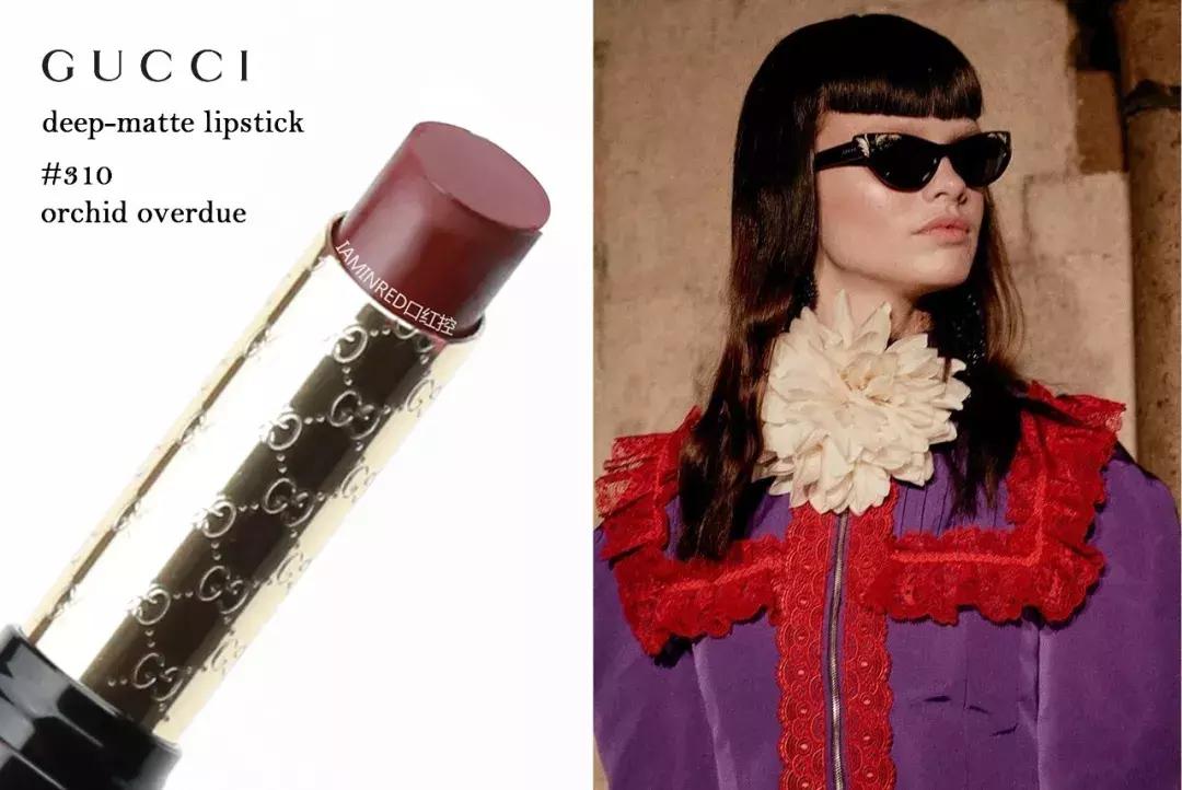 gucci金管口红试色217和515,gucci口红试色大全