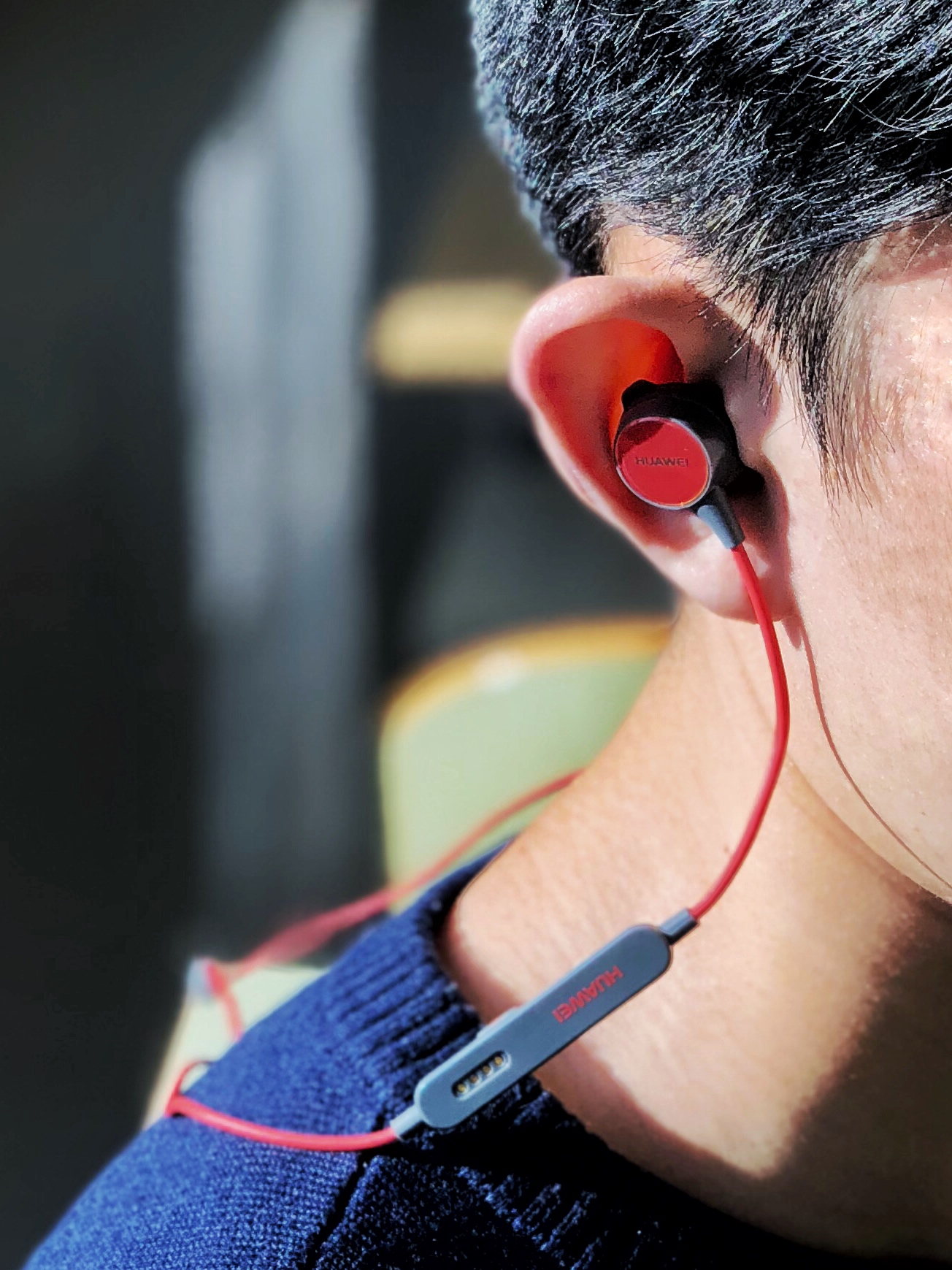 华为运动心率蓝牙耳机r1pro如何戴,华为运动耳机r1proamr1