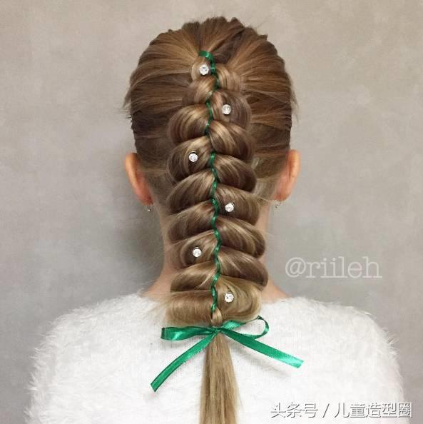 丝带编发真的很好看,细彩丝带编发教程