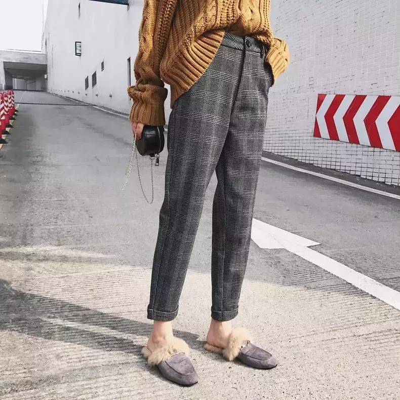 哈伦萝卜裤弹力,哈伦束脚卫裤萝卜裤