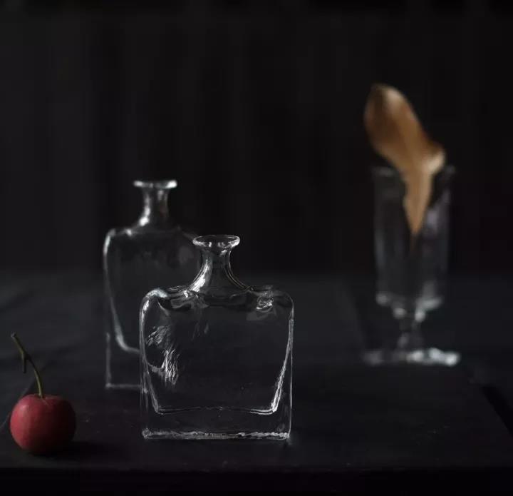 依云玻璃杯,原创自制ins风法式耐高温玻璃杯