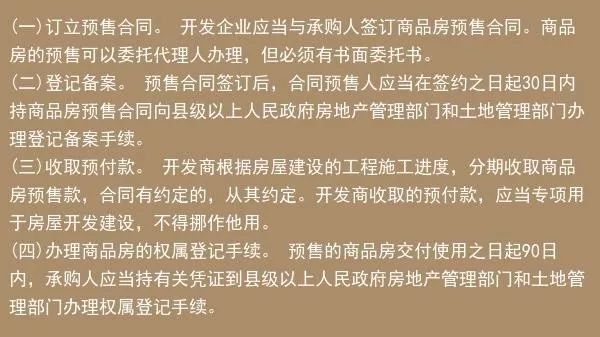 商品房预售许可证审批流程,商品房预售许可证和备案程序