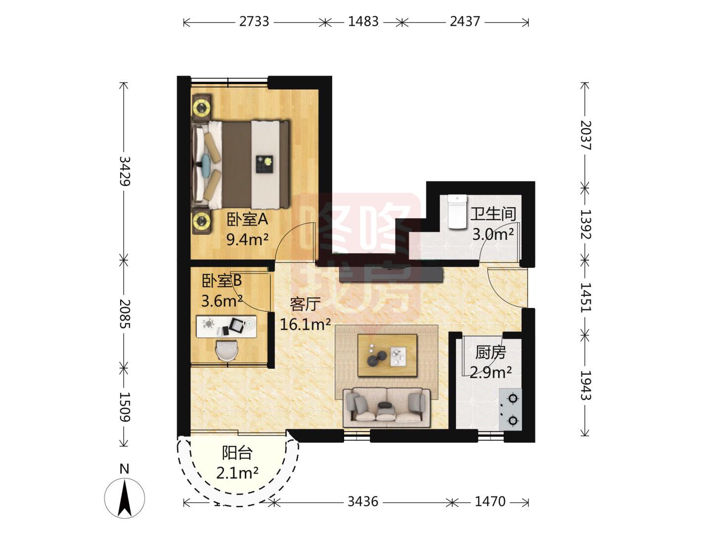 深中学位小户型房,深中学位房