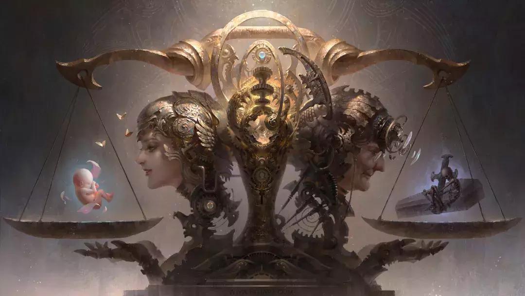 又是一位可以靠脸吃饭，却为画画抛弃铁饭碗，终成CG界的大神！