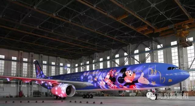 东航迪士尼彩绘,东航迪士尼彩绘机头等舱