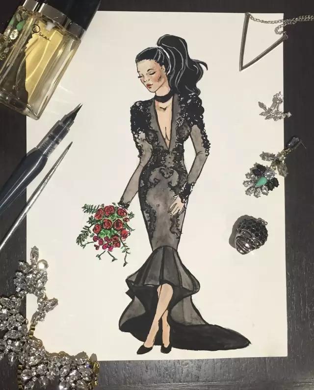 没有必要穿黑色的婚纱,为什么不能穿黑婚纱