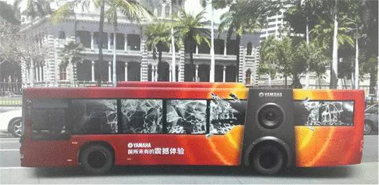 有设计感的公交车身广告,创意公交宣传